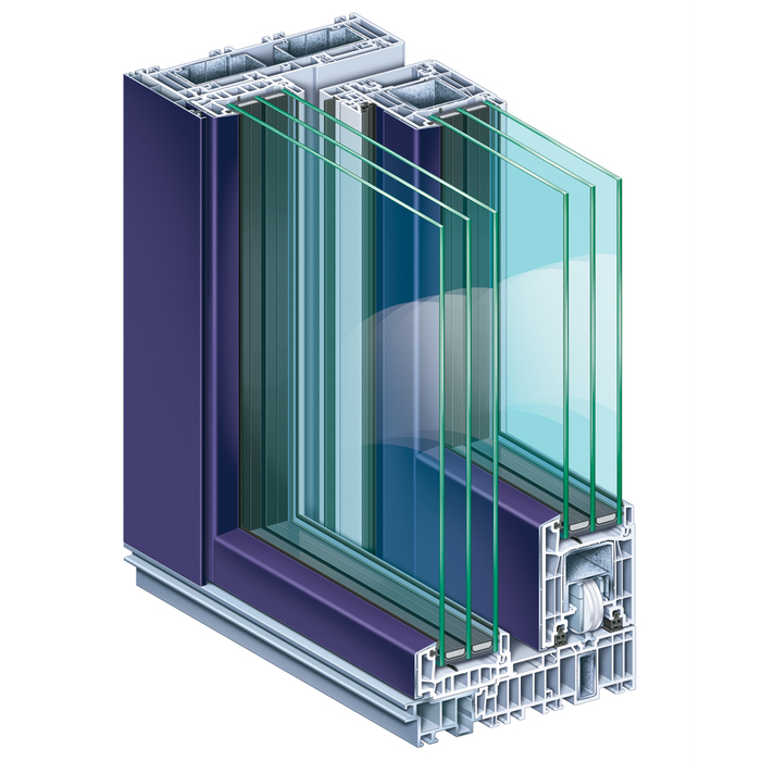 PremiDoor 76 Lux AluClip 